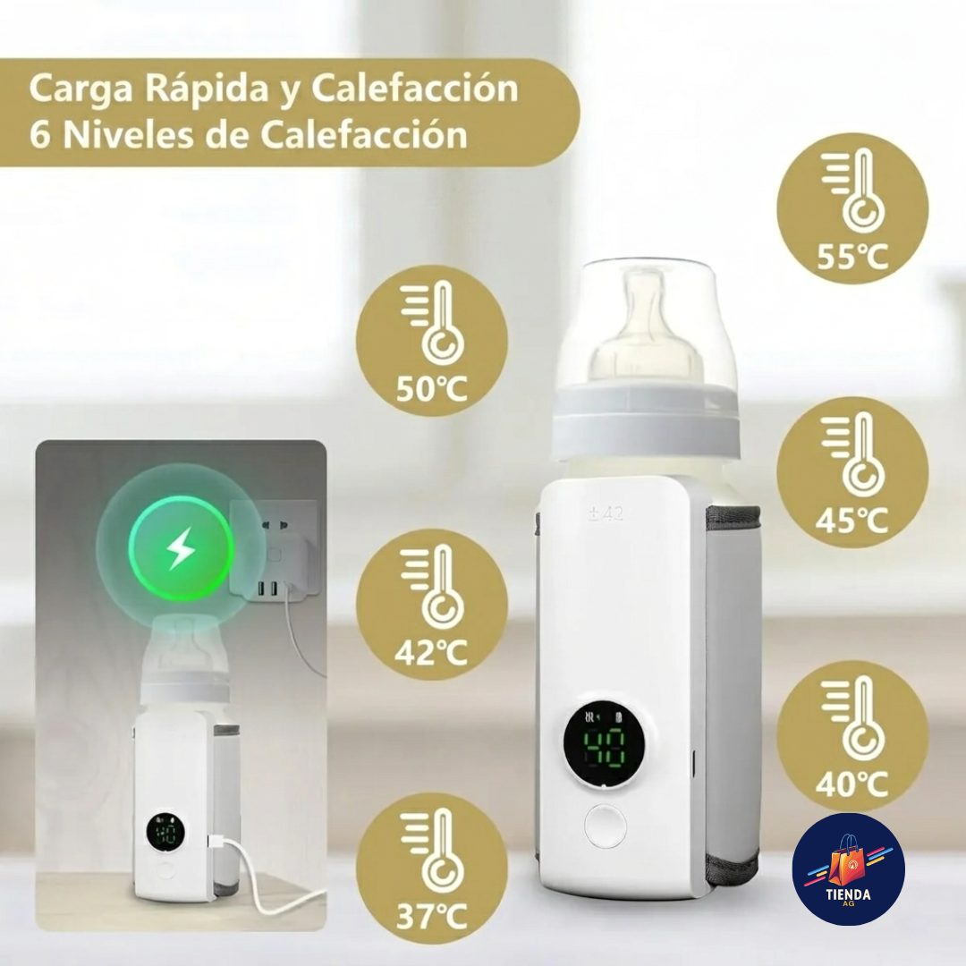 CALENTADOR DE BIBERONES RECARGABLE