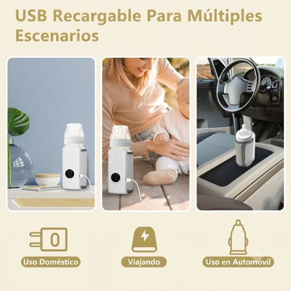 CALENTADOR DE BIBERONES RECARGABLE