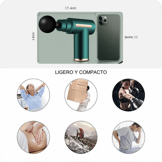 MASAJEADOR MUSCULAR TERMICO 6 EN 1