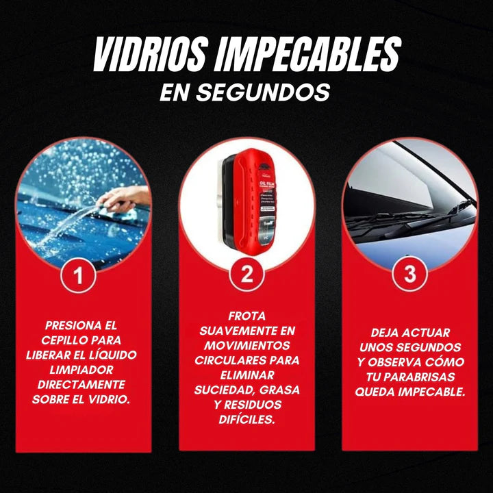 LIMPIADOR DE PARABRISAS Y VENTANAS PACK 2