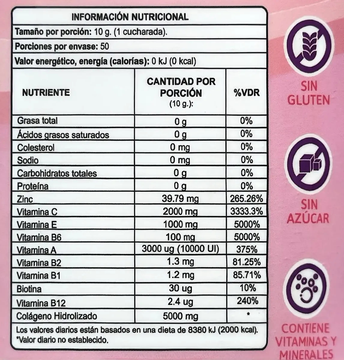 COLAGENO HIDROLIZADO 1000 gr NATURAL COMBO 2X1