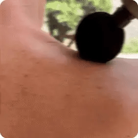 Pistola masajeador largo espalda